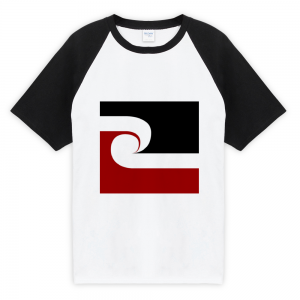 Raglan Sleeve T-Shirt Retro Maori Flag